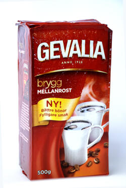 Svenska Matvaror - Gevalia Kaffe - mellanrost