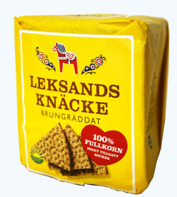 Svenska Matvaror - Knäckebröd - Leksands brungräddat