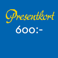 Presentkort 600 SEK
