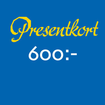 Presentkort 600 SEK